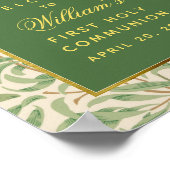 Eerste communiqué Green Gold Greenery Welkomstteke Poster (Hoek)