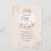 Eerste communiqué kaart (Voorkant / Achterkant)