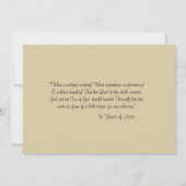 Eerste communiqué kaart (Achterkant)