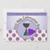 Eerste communiqué kaart (Voorkant)