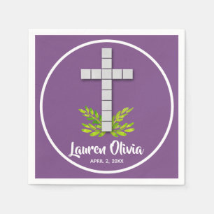 Eerste communiqué-kruis over Paars Servet