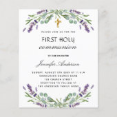 Eerste communiqué lavender violet budget uitnodigi (Voorkant)