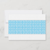 Eerste communiqué of Baptisme RSVP  | Blauw (Achterkant)