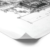 Eerste communiqué Persoonlijke Memorial (wit) Poster (Hoek)