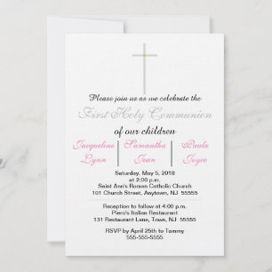 Eerste communiqué roze triplets kaart