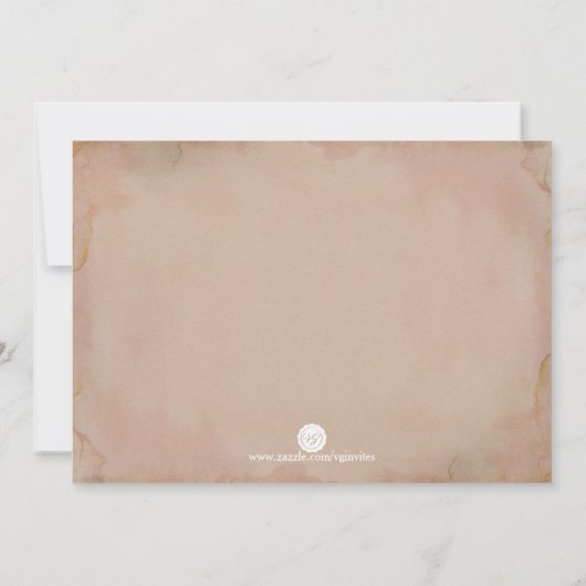 Eerste communiqué Uitnodiging Roze (Achterkant)