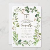 Eerste communiqué voor haar Waterverf olievloeisto Kaart (Voorkant)