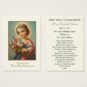 Eerste communistische katholieke herinnering Heili Visitekaartje (Voorkant /achterkant)