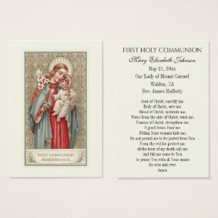 Eerste communistische katholieke herinnering Heili Visitekaartje