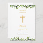 Eerste communon - Oliviers Kaart (Voorkant / Achterkant)