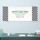 Eerste dag Beginlijn Welkom terug naar school Spandoek (Beurs)