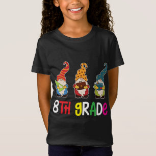 eerste dag leraar terug naar school kabouters 8e k t-shirt