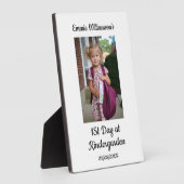 Eerste dag school foto modern script kinder foto fotoplaat (Zijkant)