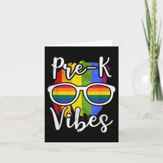 Eerste dag terug naar school Grappige Pre-K Studen Kaart