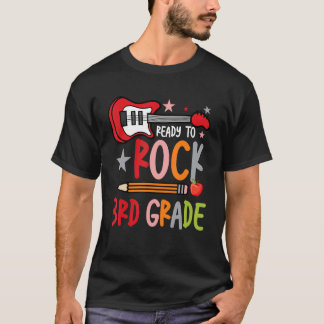 Eerste dag van de 3e klas klaar om terug te rocken t-shirt