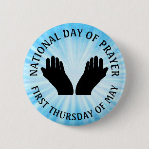 Eerste dag van de Button van de religieuze feestda