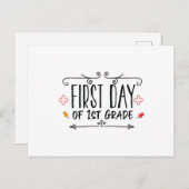 Eerste dag van de eerste graad briefkaart (Voorkant / Achterkant)