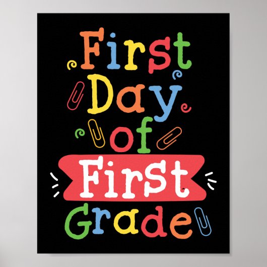 Eerste dag van de eerste graad Hallo eerste graad  Poster (Voorkant)