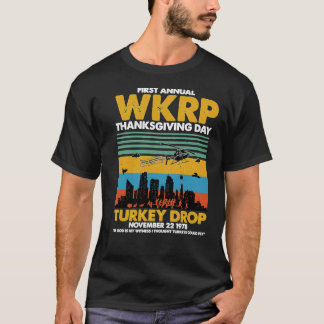 Eerste dag van de Essentiële Thanksgiving WKRP op  T-shirt
