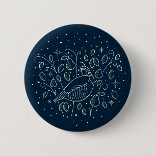 Eerste dag van de kerstman Button Pin