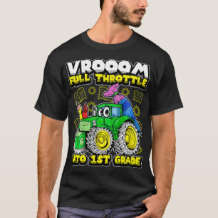 Eerste dag van de Kinder eerste klas van de trekke T-shirt