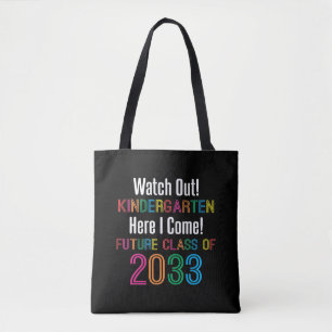 Eerste dag van de Kindergarten, Kinder klasse 2033 Draagtas