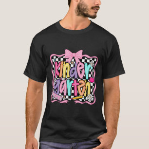 Eerste dag van de kleuterschool bloemstuk voor ler t-shirt