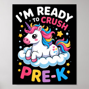 Eerste dag van de kleuterschool Ik ben klaar om de Poster