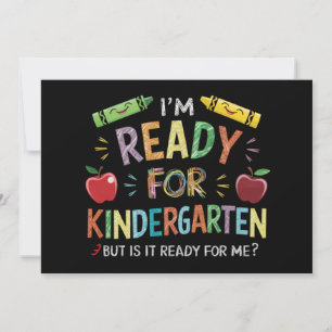Eerste dag van de kleuterschool leuk terug naar sc kaart