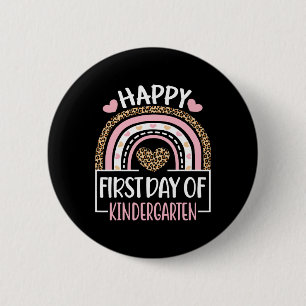 Eerste dag van de kleuterschool Leuk Terug naar sc Ronde Button 5,7 Cm