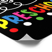 Eerste dag van de kleuterschool Terug naar school  Poster (Hoek)