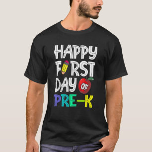 Eerste dag van de leerling van de peuter-klas t-shirt