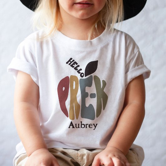 Eerste dag van de leerling voor het K. Kinder Shirts