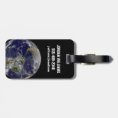 Eerste dag van de lente op het noordelijk halfrond bagagelabel (Achterkant horizontaal)