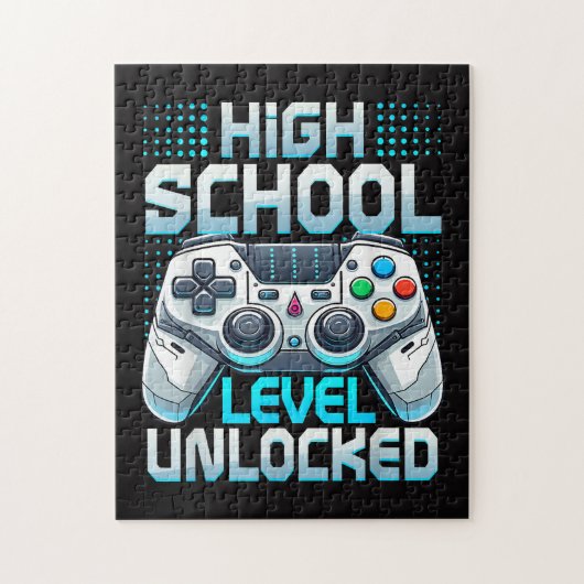Eerste dag van de middelbare school ontgrendeld legpuzzel (Verticaal)