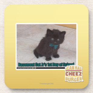 Eerste dag van de school bier onderzetter