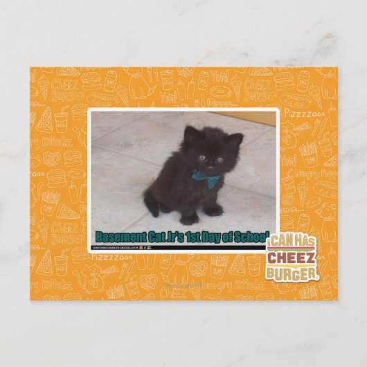 Eerste dag van de school briefkaart (Voorkant)