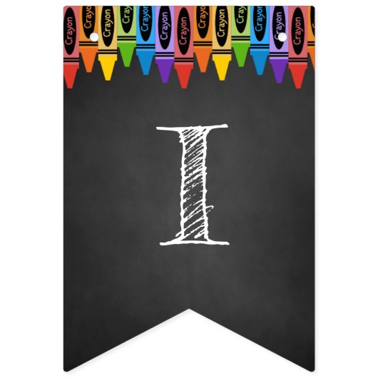 Eerste dag van de school Bunting Banner (Tweede vlag)