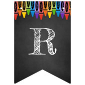 Eerste dag van de school Bunting Banner (Derde vlag)