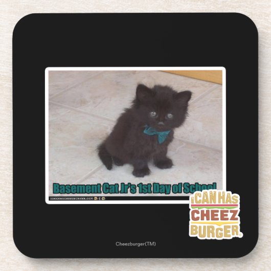 Eerste dag van de school drankjes onderzetter (Voorkant)