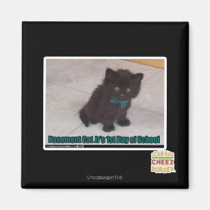 Eerste dag van de school magneet