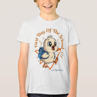 Eerste dag van de school Tri-Blend shirt