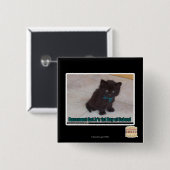 Eerste dag van de school vierkante button 5,1 cm (Voorkant /achterkant)