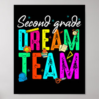 Eerste dag van de tweede klas droomteam terug naar poster