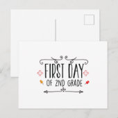 Eerste dag van de tweede rang briefkaart (Voorkant / Achterkant)