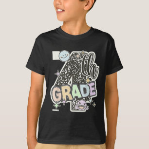Eerste dag van de vierde klas compositie Notitiebo T-shirt