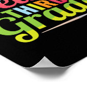 Eerste dag van Hallo derde klas leraar Poster (Hoek)