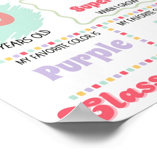 Eerste dag van het Poster van de School (Hoek)