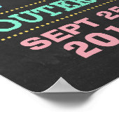 Eerste dag van het Poster van schoolkinderen Foto  (Hoek)