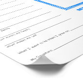 Eerste dag van het schoolinterview Printable Downl Poster (Hoek)